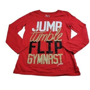 Justice gymnastics shirt 10